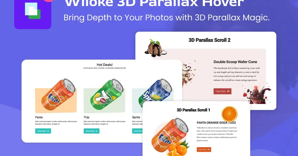 Wiloke 3D Parallax