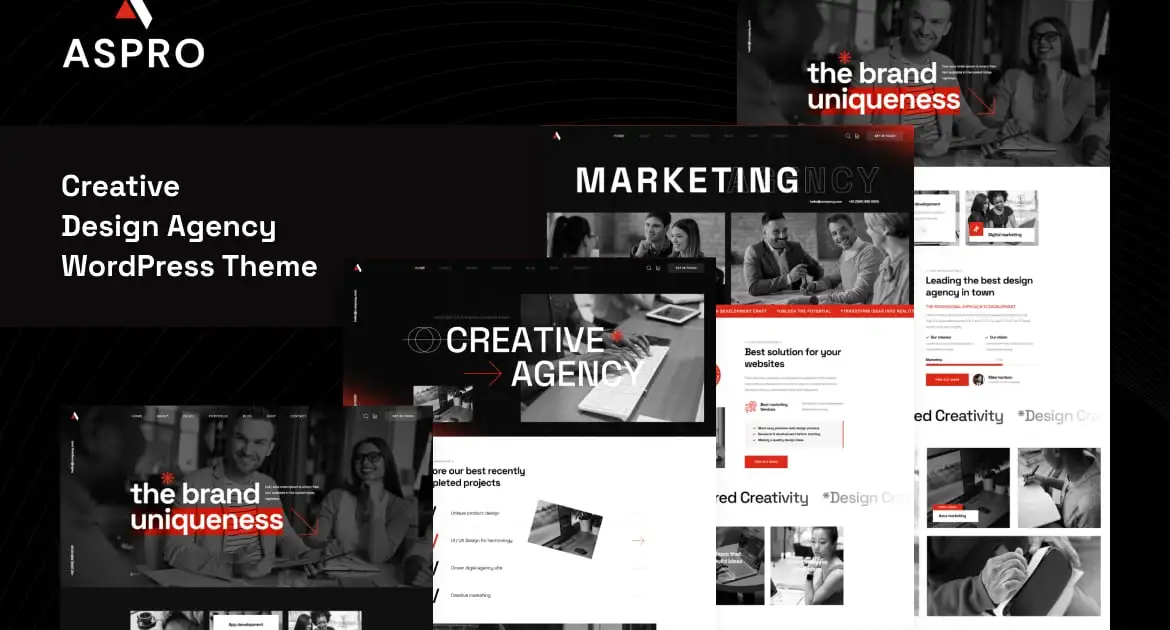 Apsro – Creative Design Agency WordPress Theme