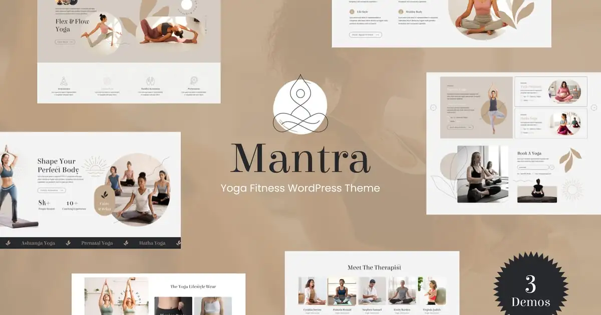Mantra – Yoga Fitness WordPress Theme