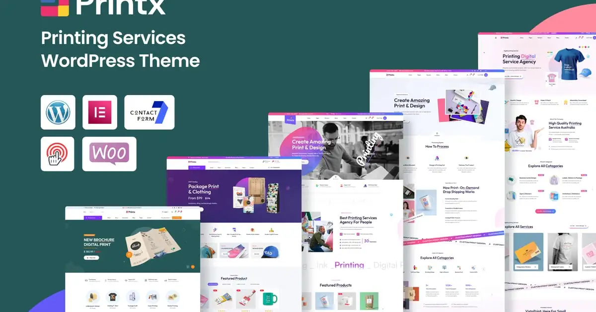 Printx – Printing Services WordPress Theme