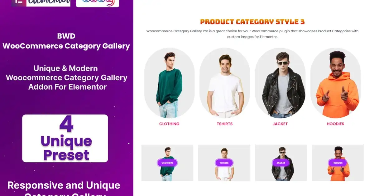 WooCommerce Category Gallery Addon For Elementor