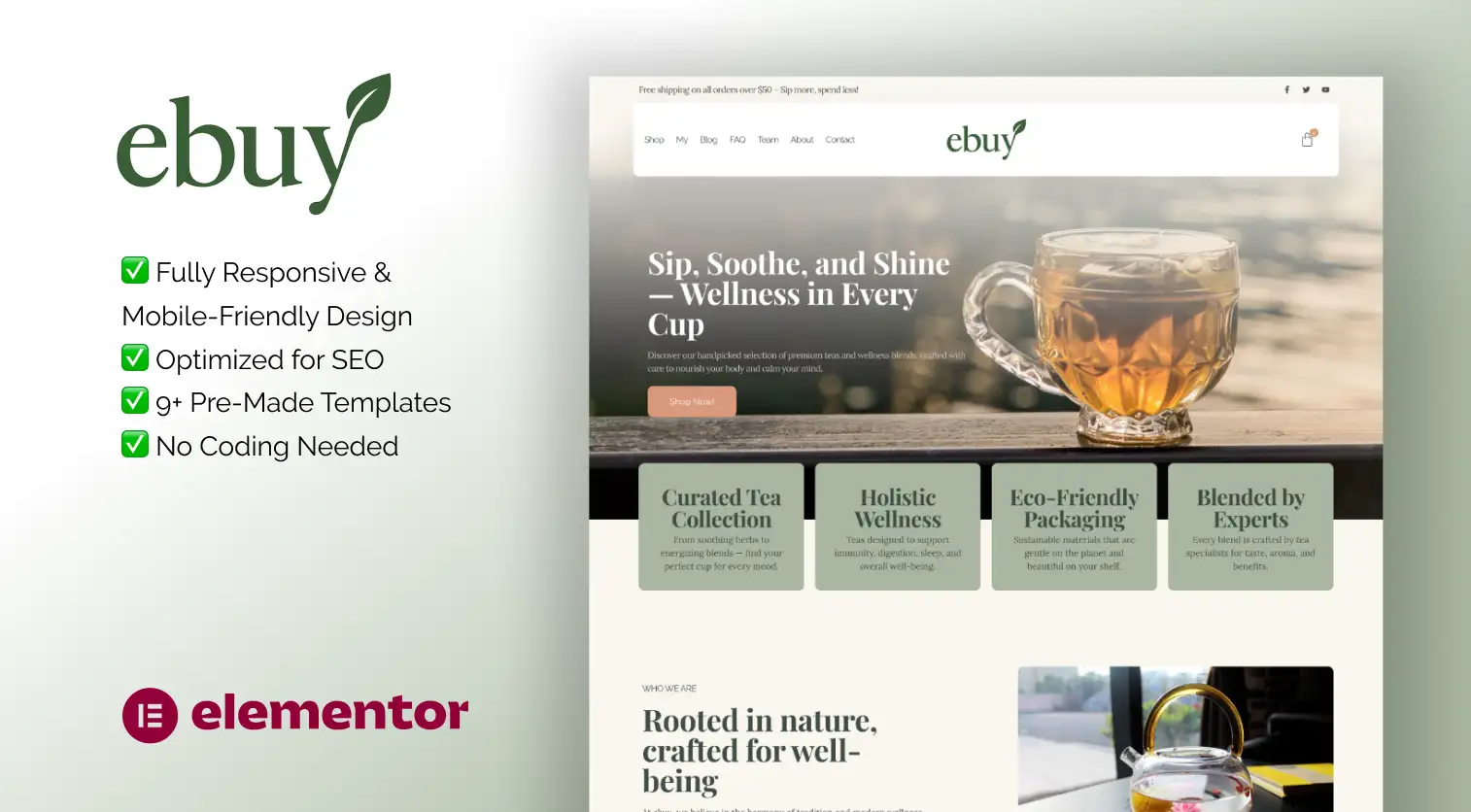 Ebuy Elementor Template Kit Elementor Kit