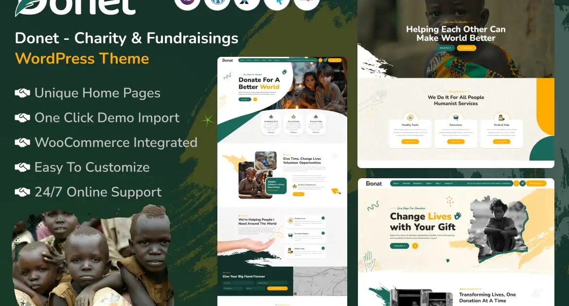 Donat – Charity & Fundraising WordPress Theme