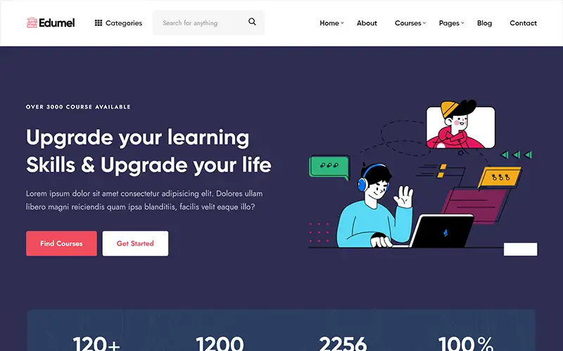Edumel – Education LMS WordPress Theme
