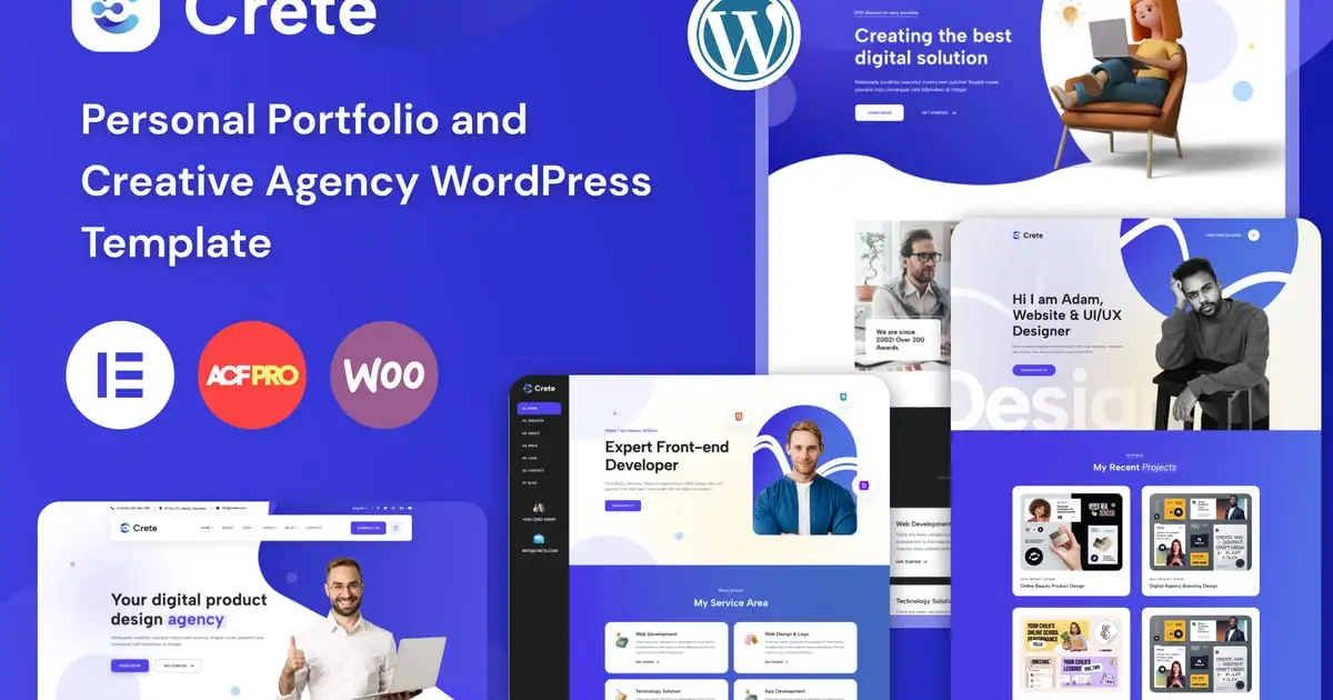 Crete – Portfolio and Agency WorPress Theme
