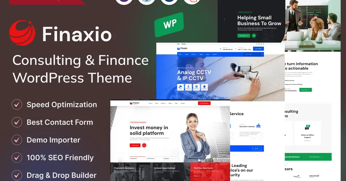 Elementor – Consulting & Finance WordPress Theme