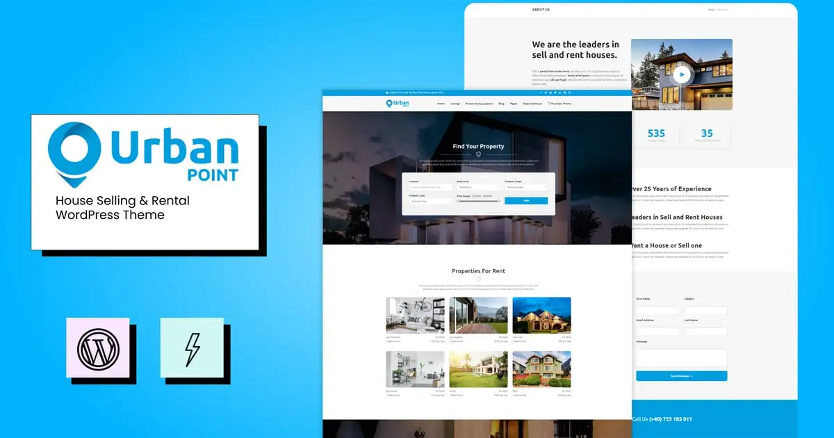 UrbanPoint – House Selling & Rental WordPress Them
