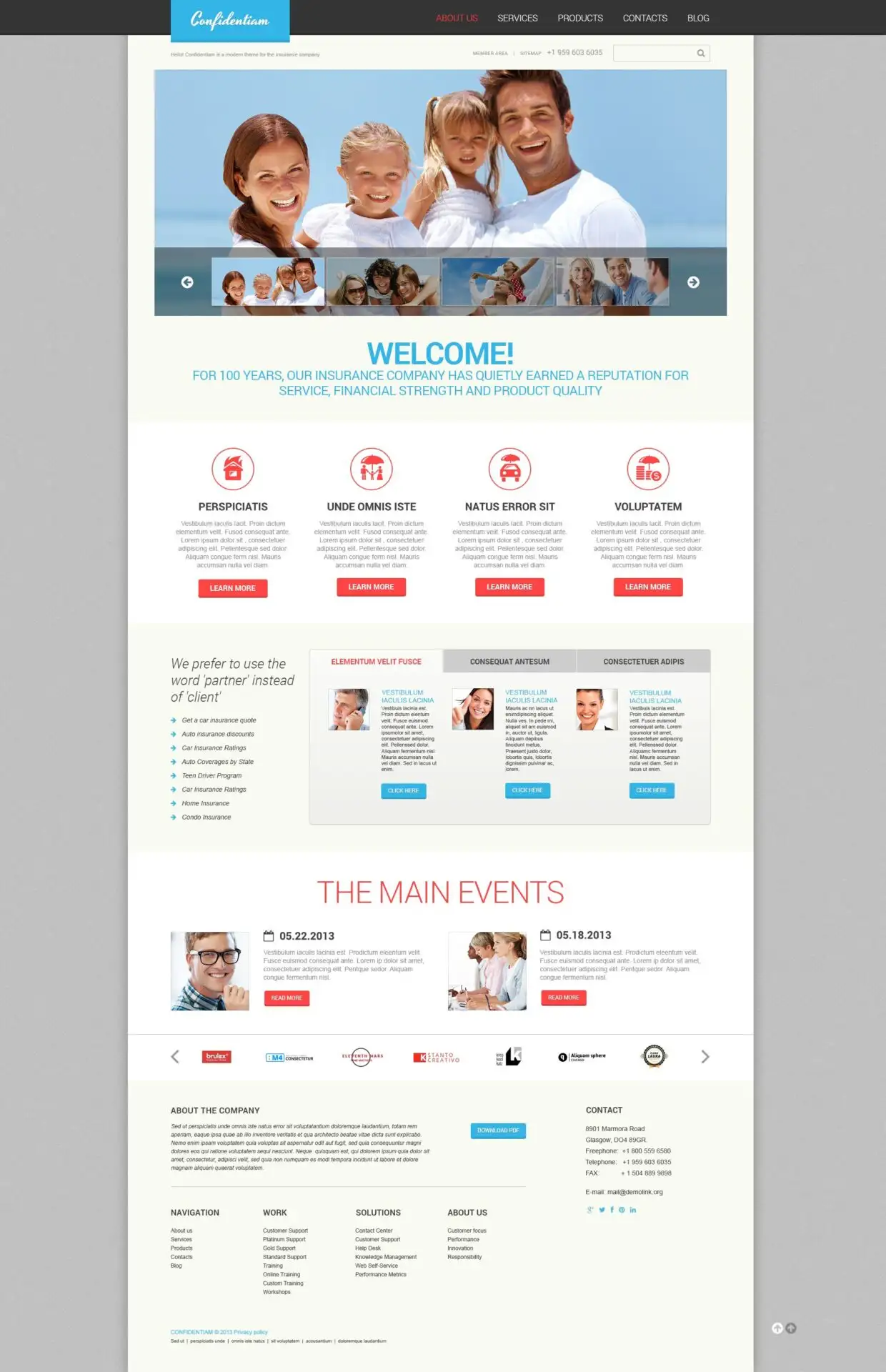 Effective Insurance WordPress Theme