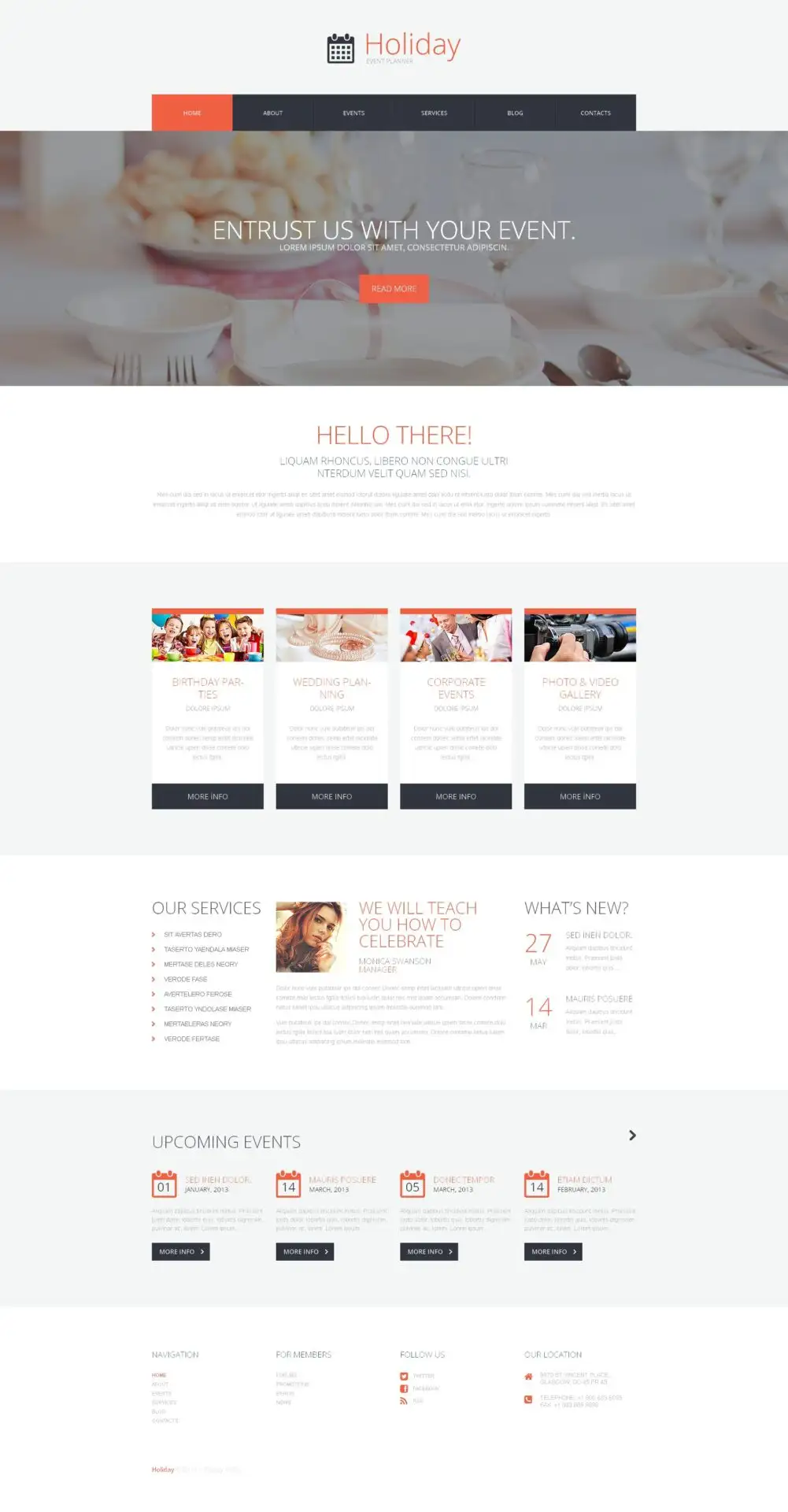 Event Planner WordPress Theme