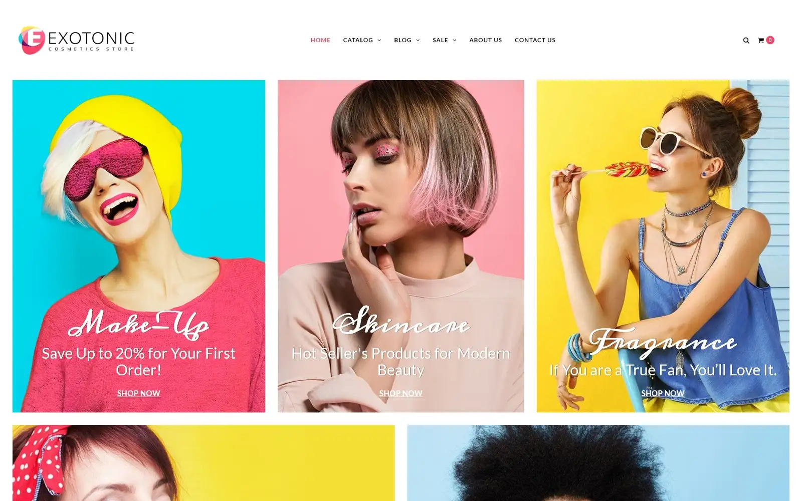 Exotonic – Cosmetics Store Elementor WooCommerce Theme