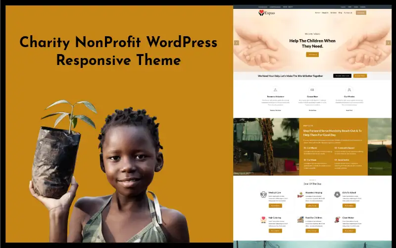 Expoa – Charity NonProfit WordPress Theme