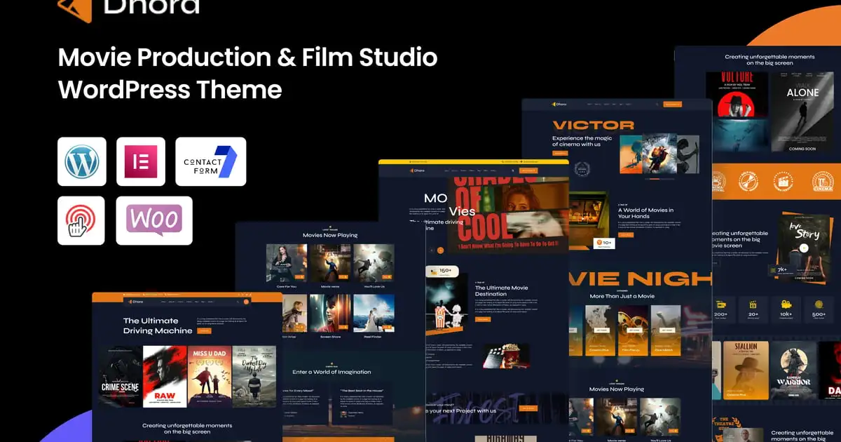 Dhora – Movie and Film Production WordPress Theme