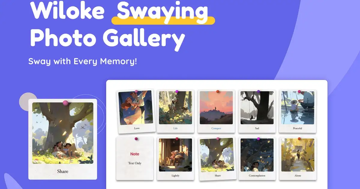 Wiloke Swaying Photo Gallery