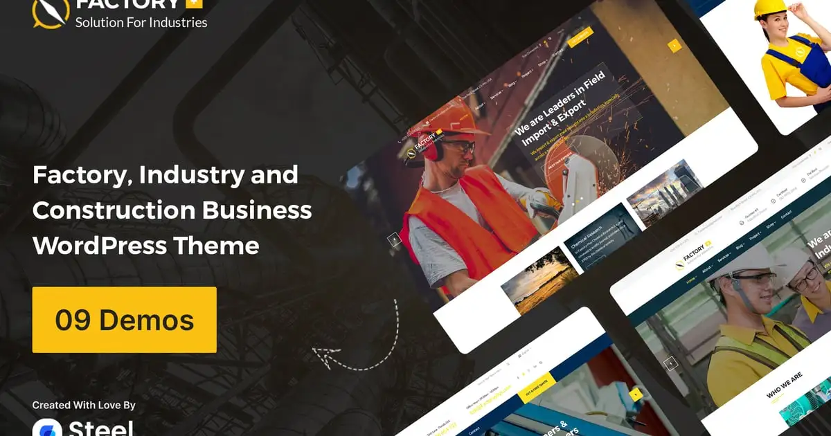 Factory Plus – Oil & Gas Industry WordPress Theme