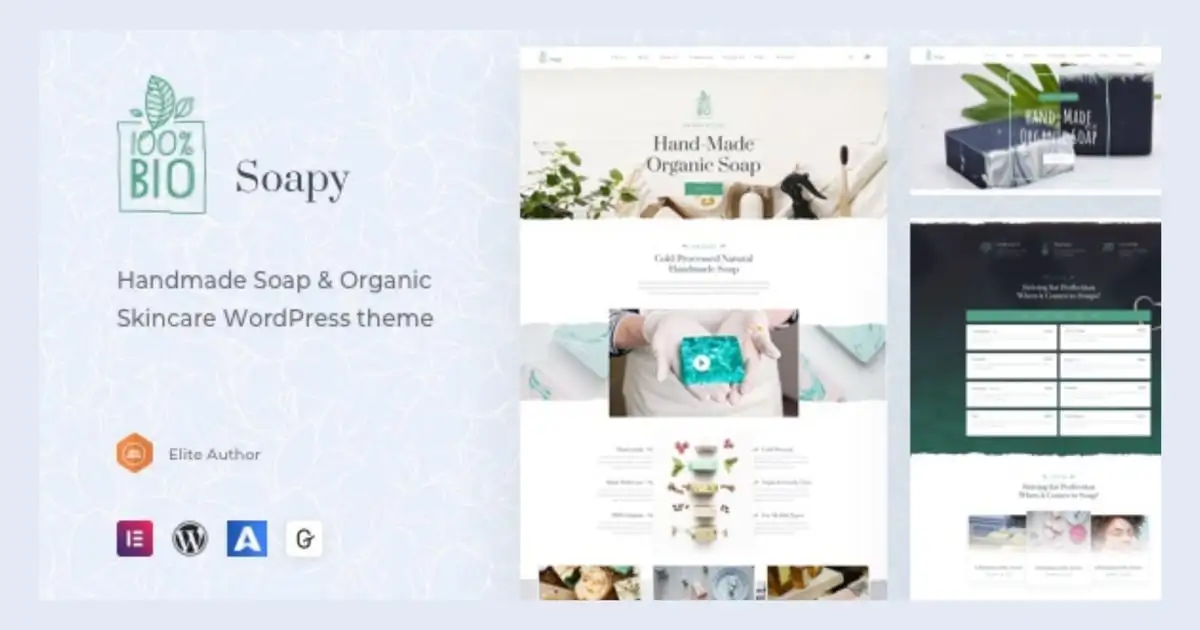 Soapy – Handmade & Organic Skincare WordPress