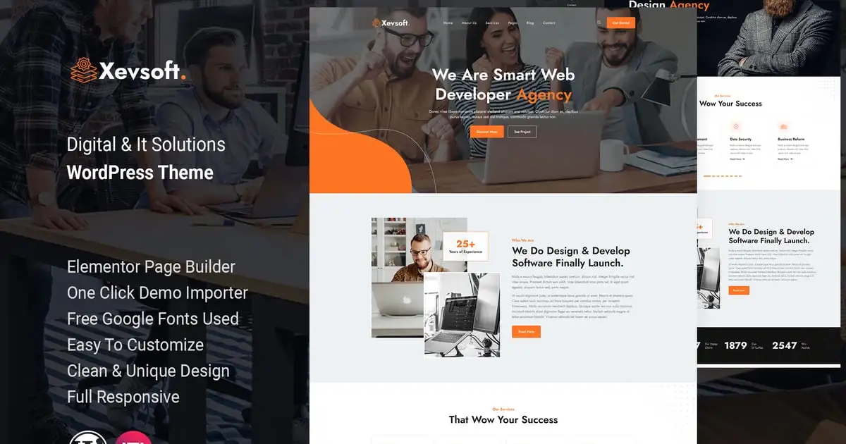 Xevsoft – Digital & It Solutions WordPress Theme