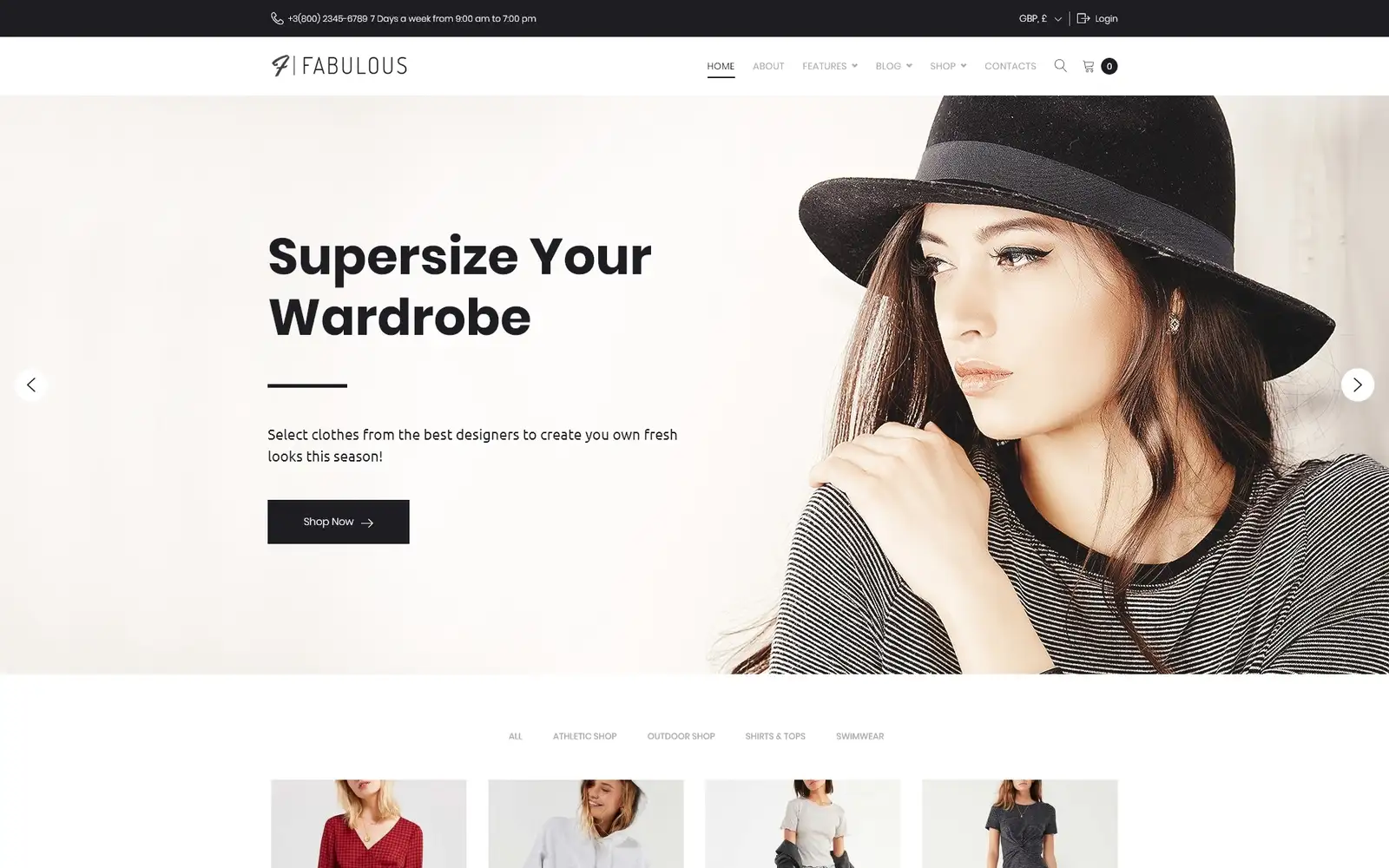 Fabulous – Fashion Store WooCommerce Theme