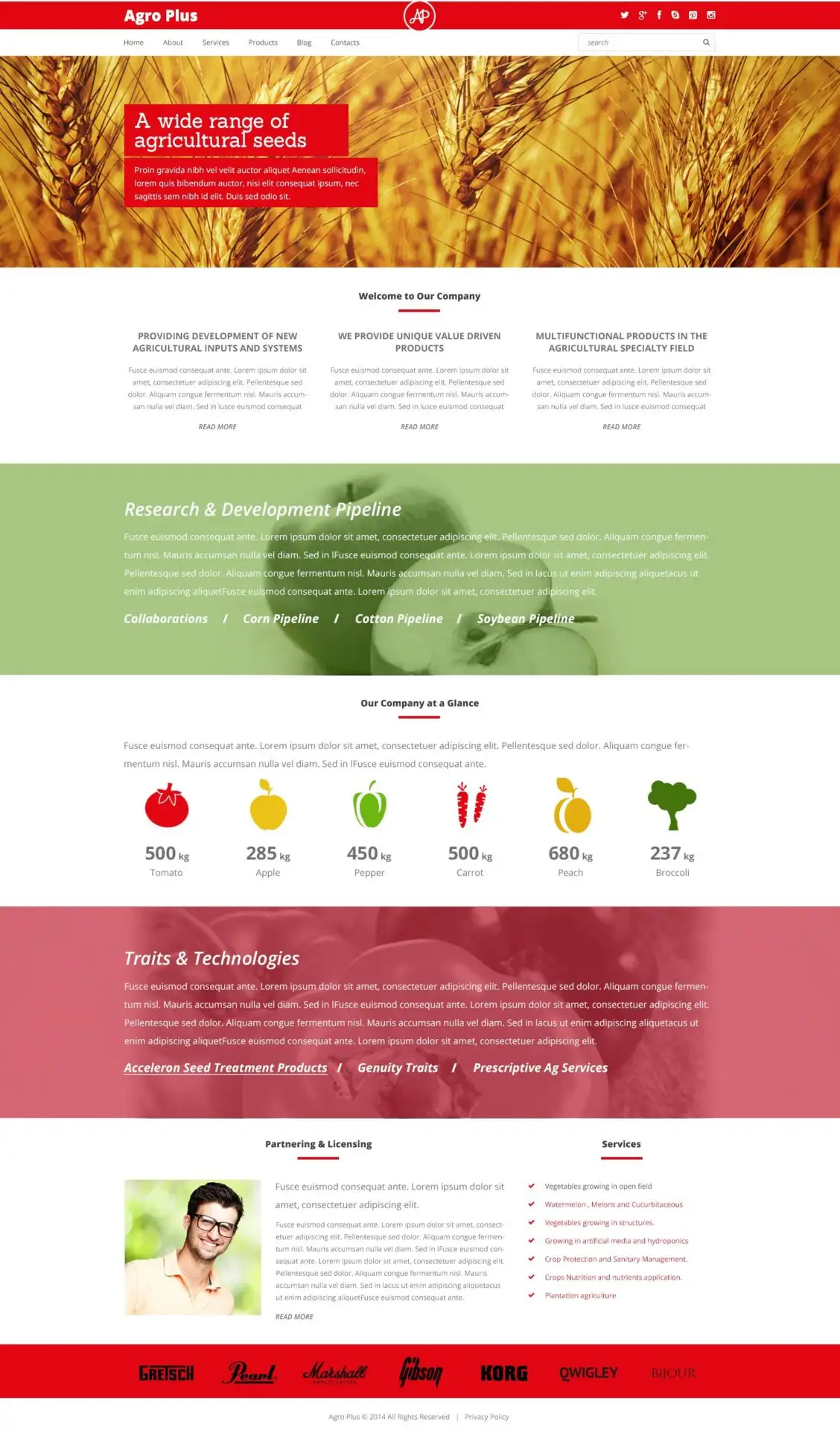 Farm Responsive WordPress Theme