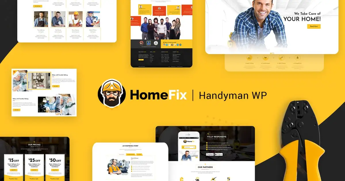 HomeFix – Handyman, Maintenance WordPress Theme