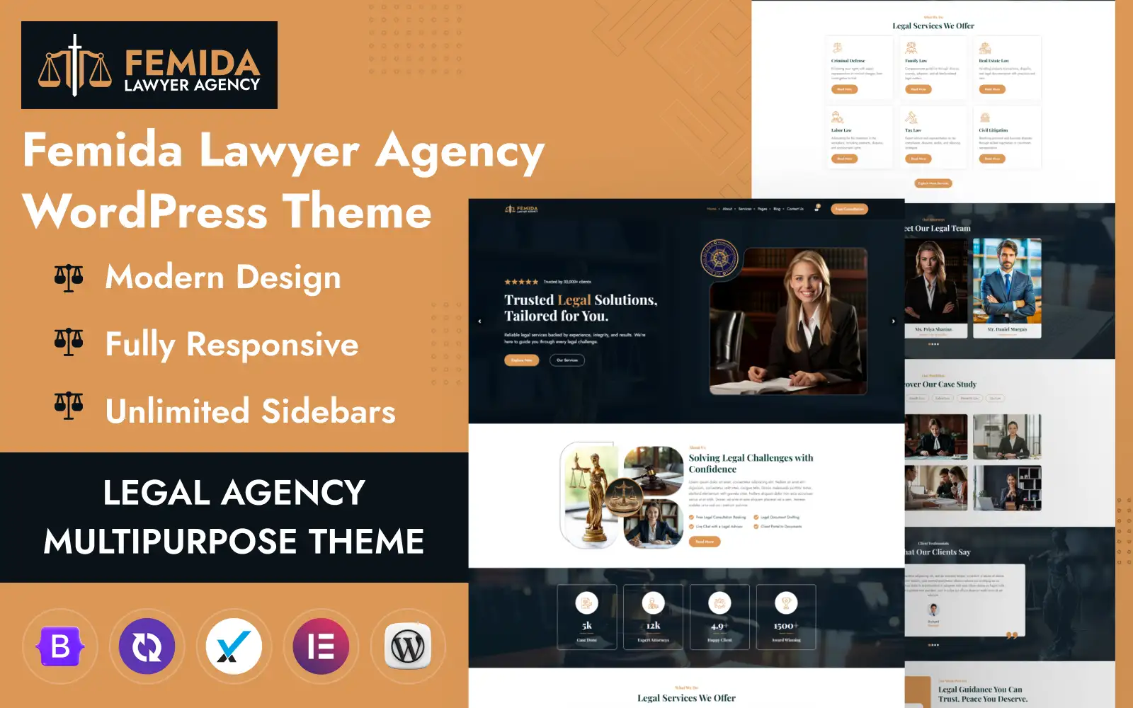 Femida – Lawyer Agency WordPress Theme