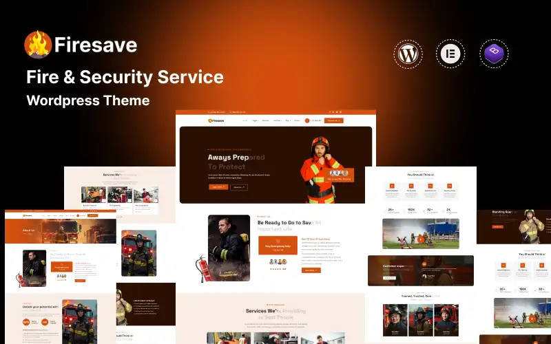 Firesave – Fire & Security Services WordPress Theme