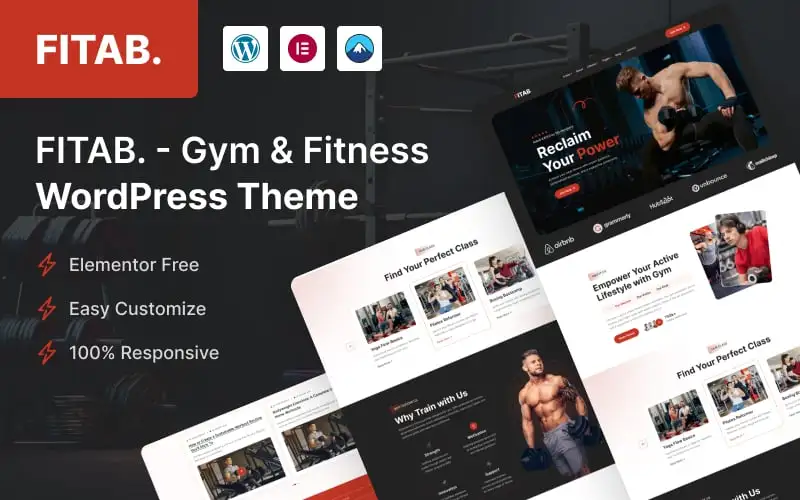 Fitab – Fitness and Gym WordPress Theme