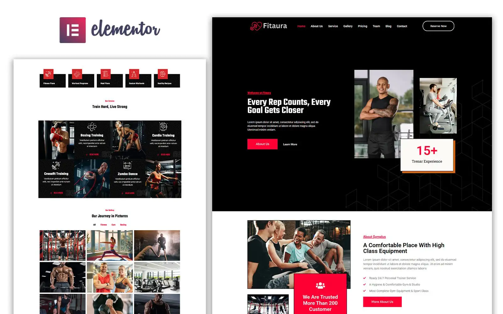 Fitaura – Gym & Fitness WordPress Theme