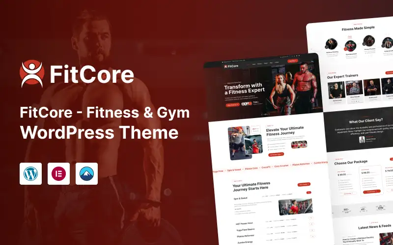 Fitcore – Fitness and Gym WordPress Theme