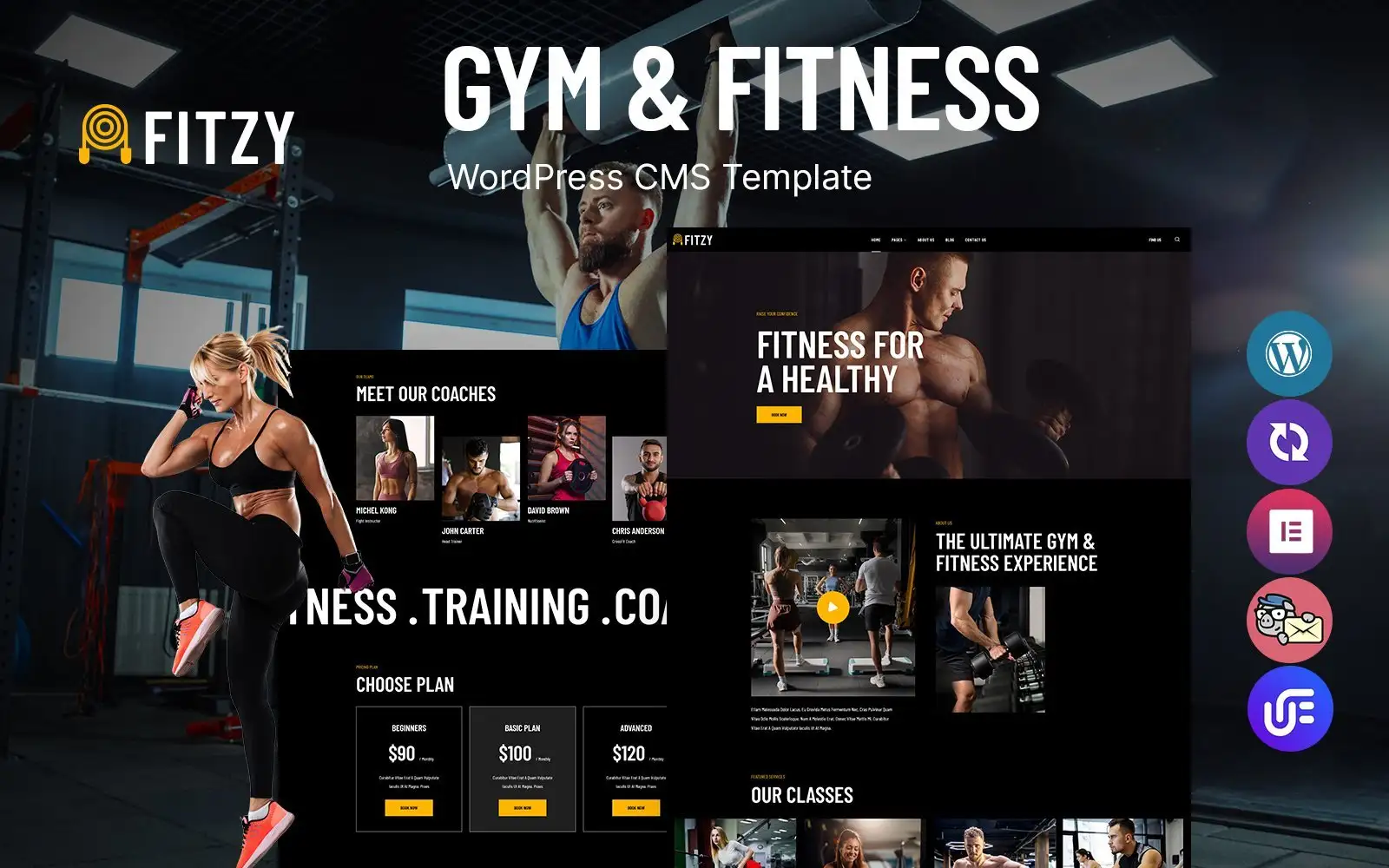 Fitzy – GYM And Fitness Club WordPress Theme