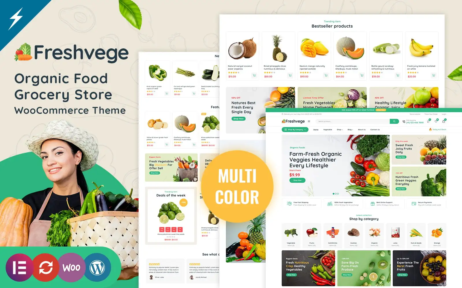 Freshvege – Food & Grocery Store WooCommerce Theme