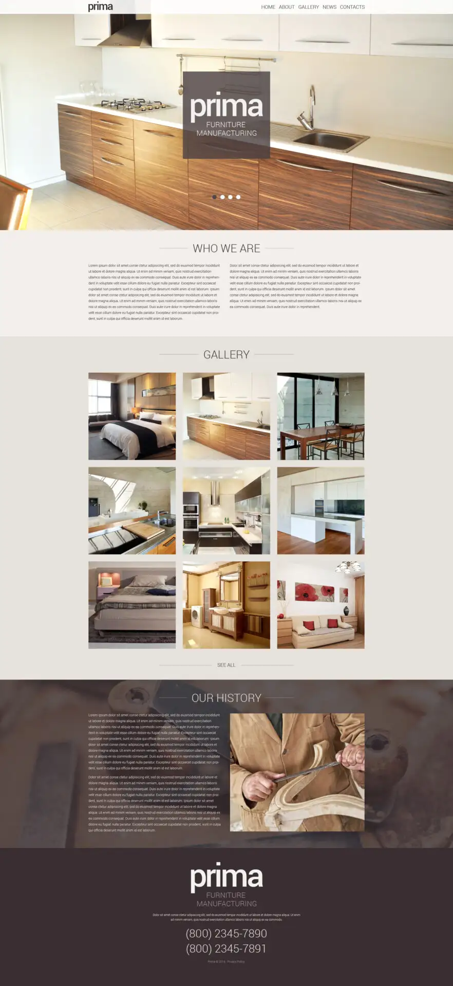 Furniture WordPress Theme