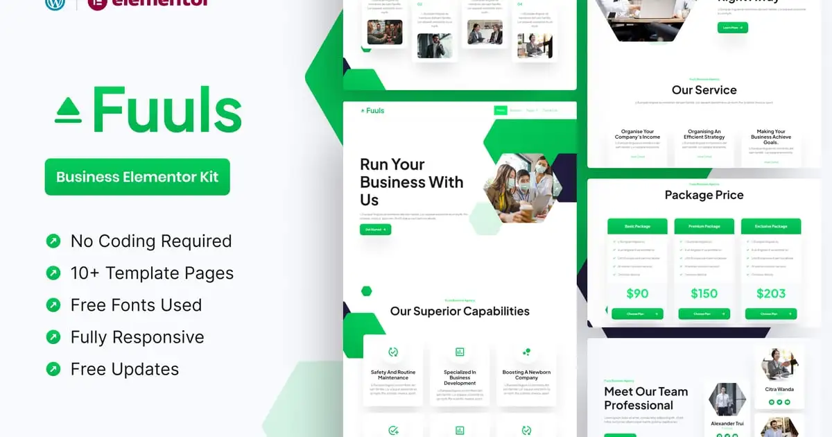 Fuuls – Business Elementor Pro Template Kit
