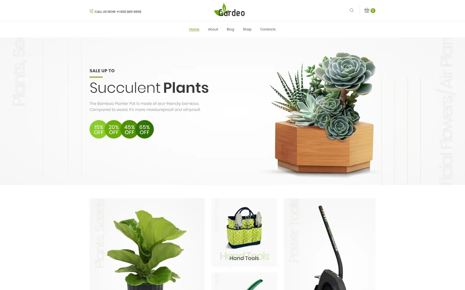 Gardeo – Garden Equipment Elementor WooCommerce Theme