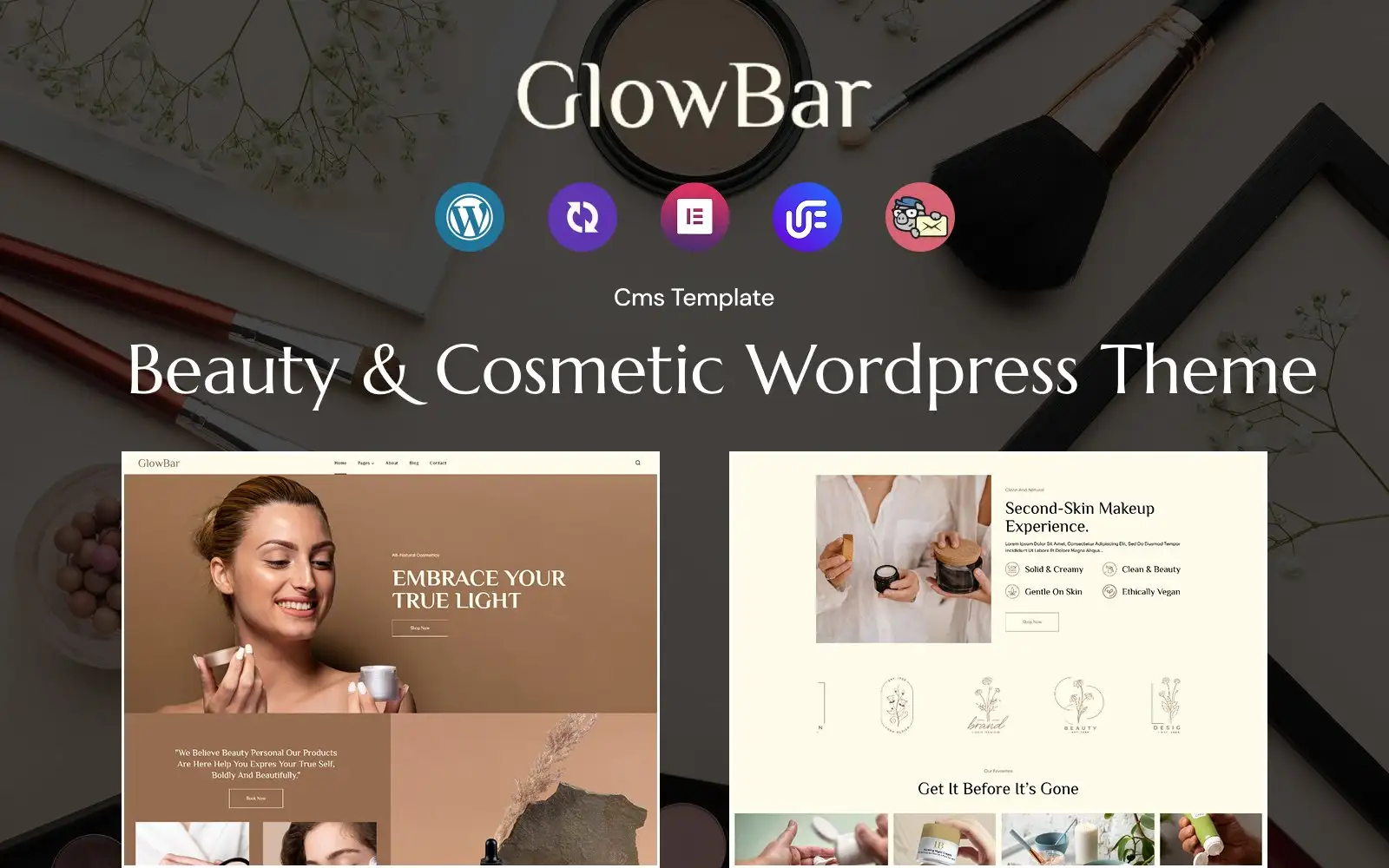 GlowBar – Beauty And Cosmatic WordPress theme WordPress Theme