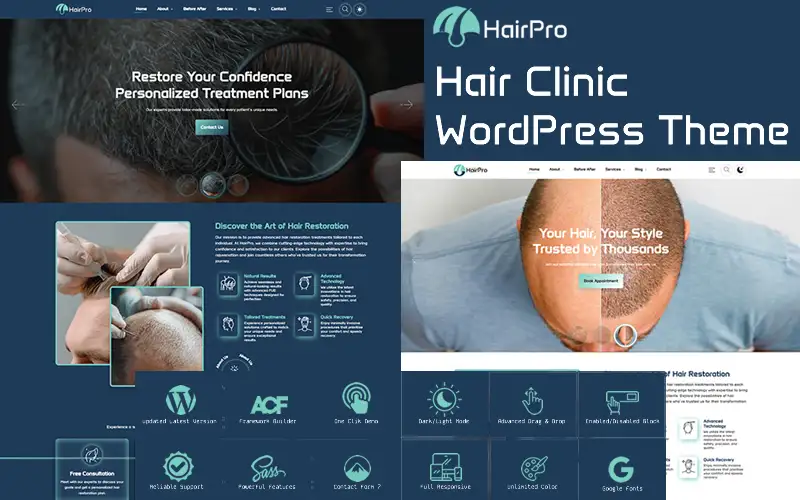 HairPro – Hair Clinic WordPress Theme