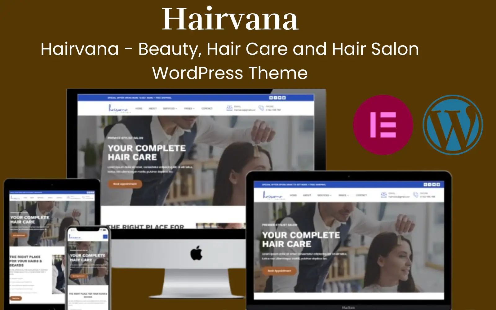 Hairvana – Beauty, Hair Care and Hair Salon WordPress Theme