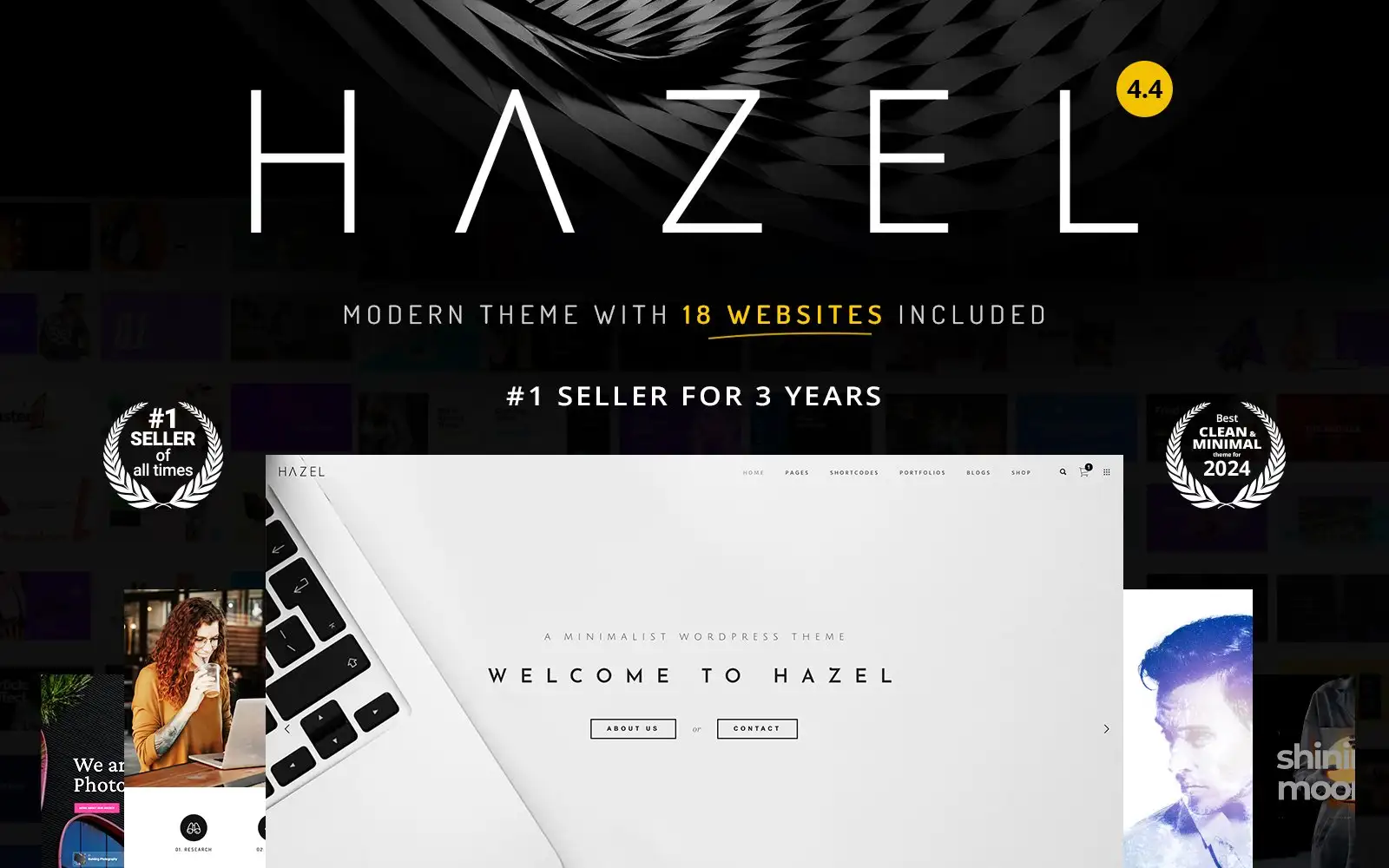 Hazel – Clean Minimalist Multi-Purpose WordPress Theme