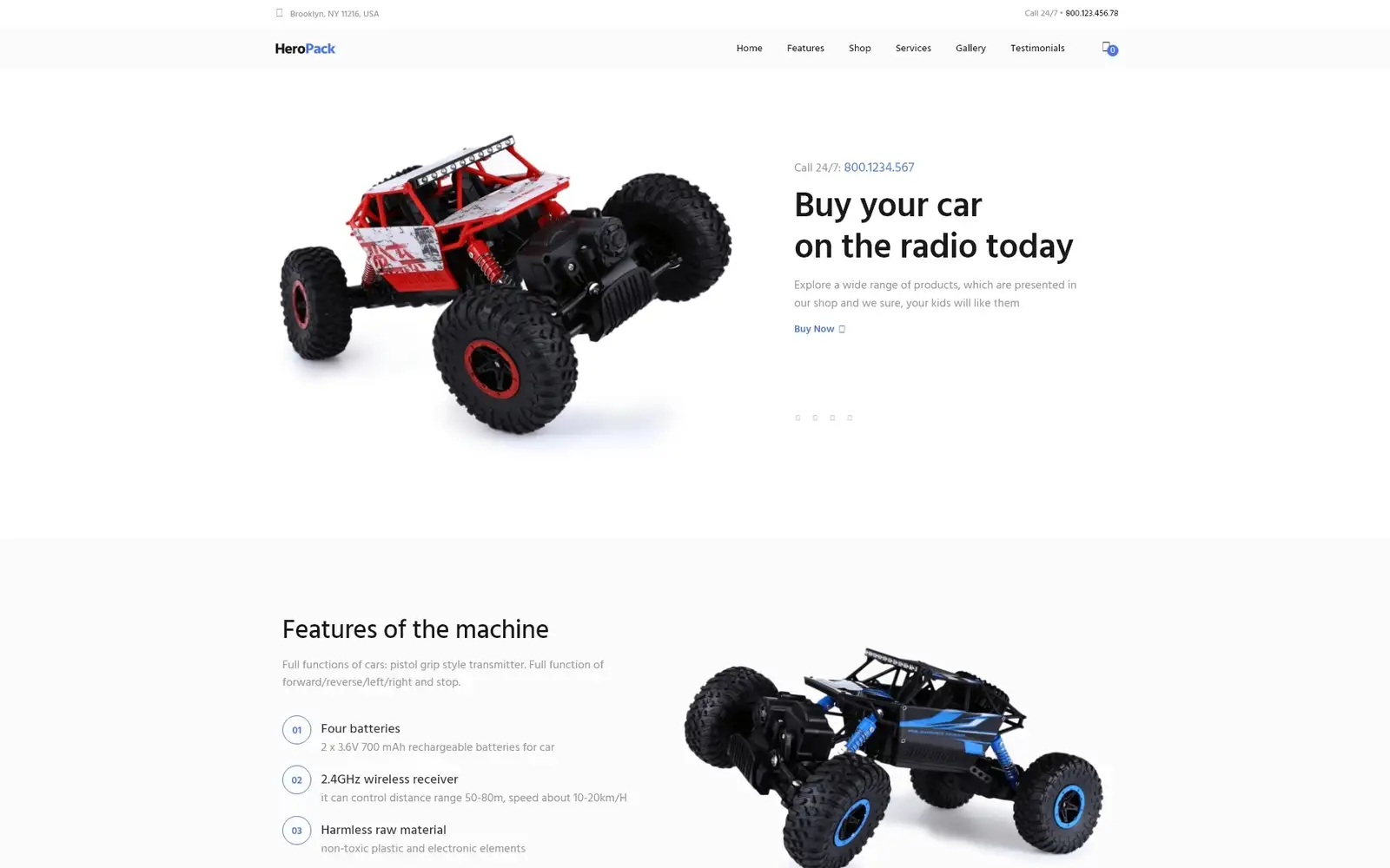 HeroPack – Toys ECommerce Classic Elementor WooCommerce Theme