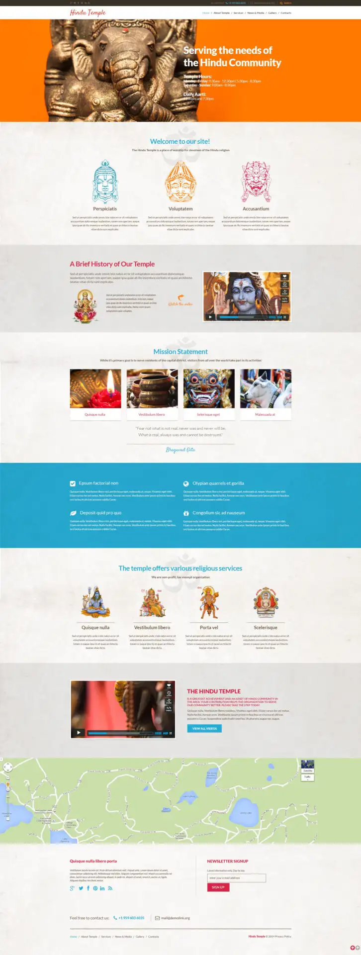 Hinduism Responsive WordPress Theme