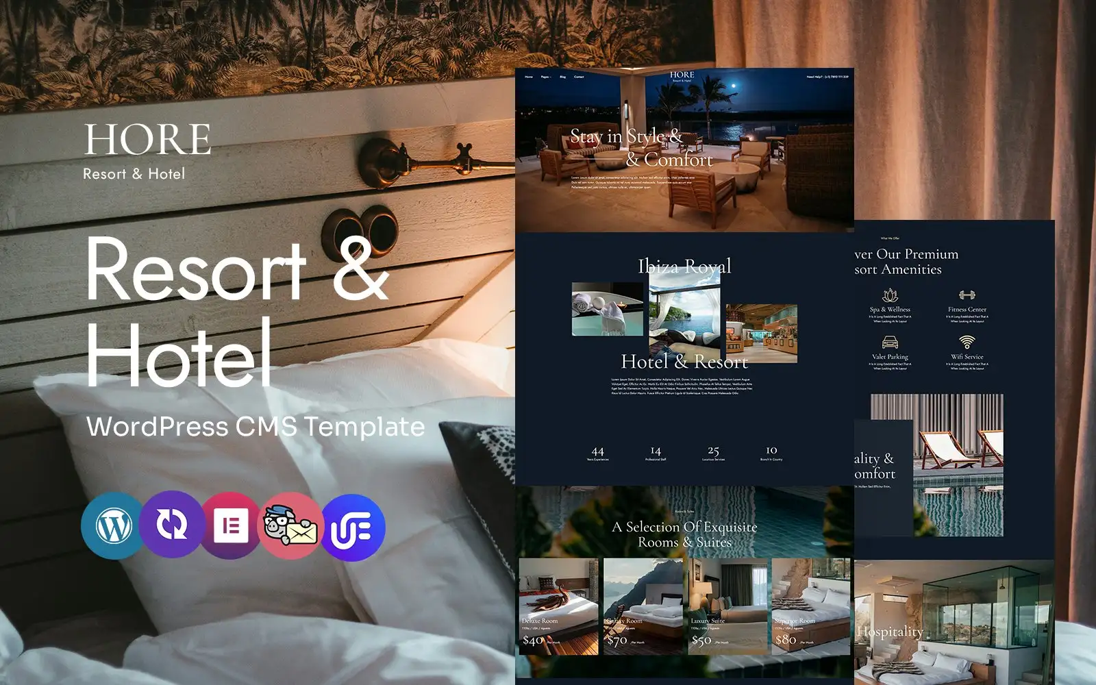 Hore – Elegant Resort And Hotel Multipurpose WordPress Elementor Theme WordPress Theme