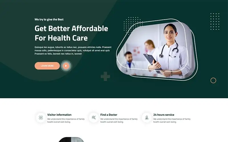 Hospro – Health Care Service WordPress Theme