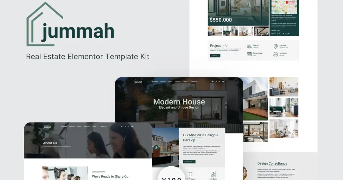 Jummah – Real Estate Elementor Template Kit
