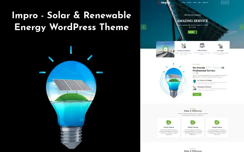 Impro – Solar & Renewable Energy WordPress Theme