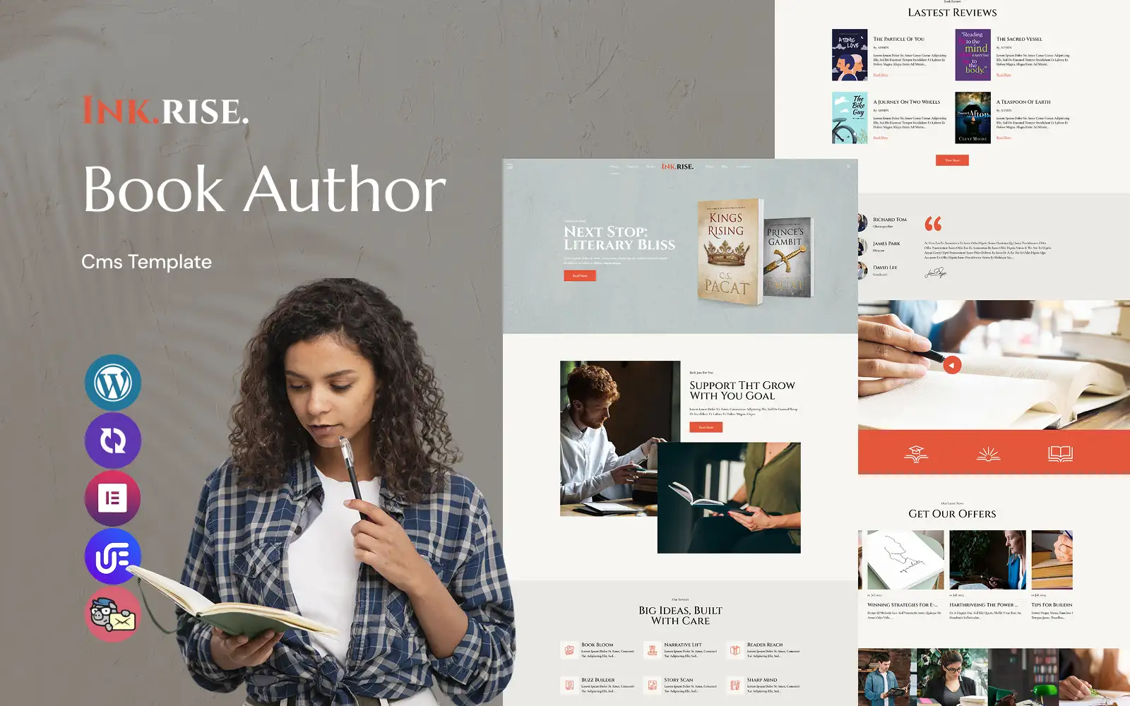 Inkrise – Book Author WordPress Theme WordPress Theme
