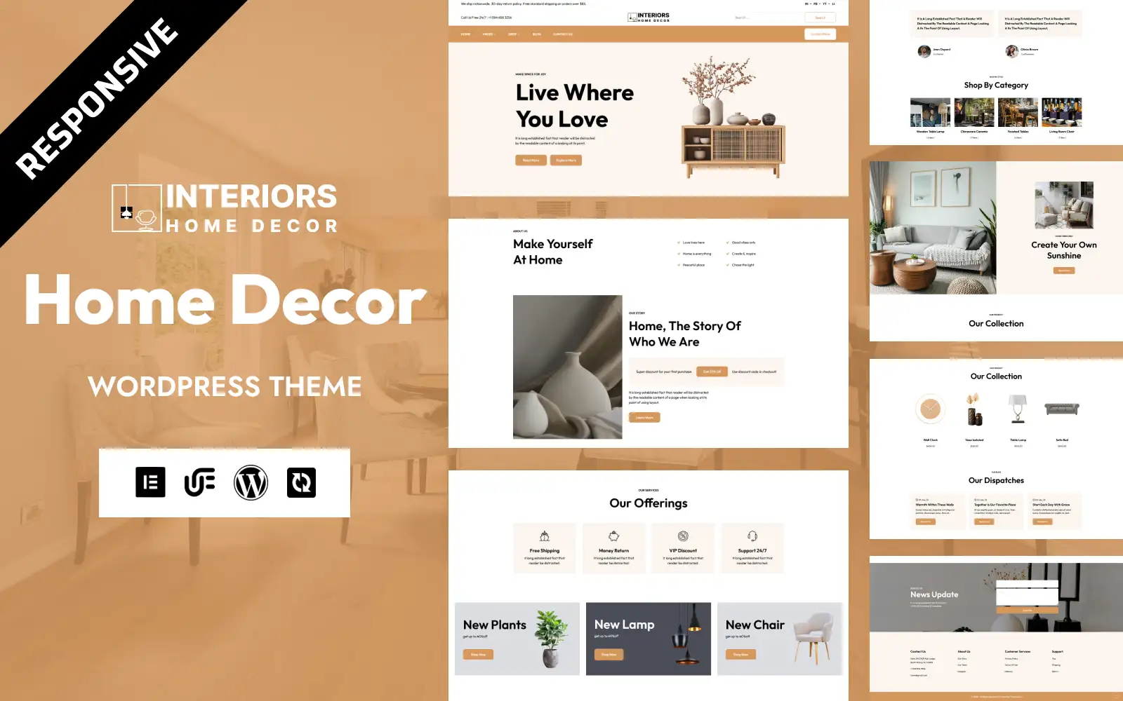 Interiors – Interior Design & Home Styling WooCommerce Elementor Theme WooCommerce Theme