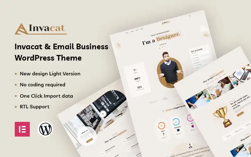 Invacat – Personal WordPress Theme