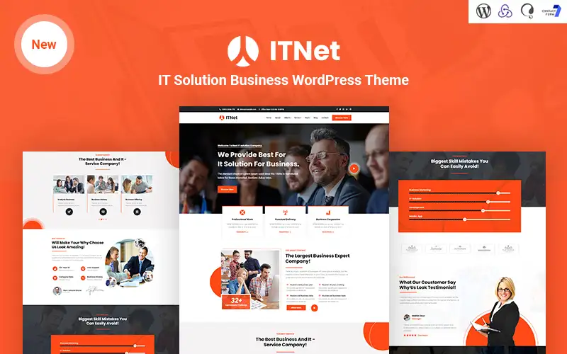 itnet – IT Solution Business Responsive WordPress Theme