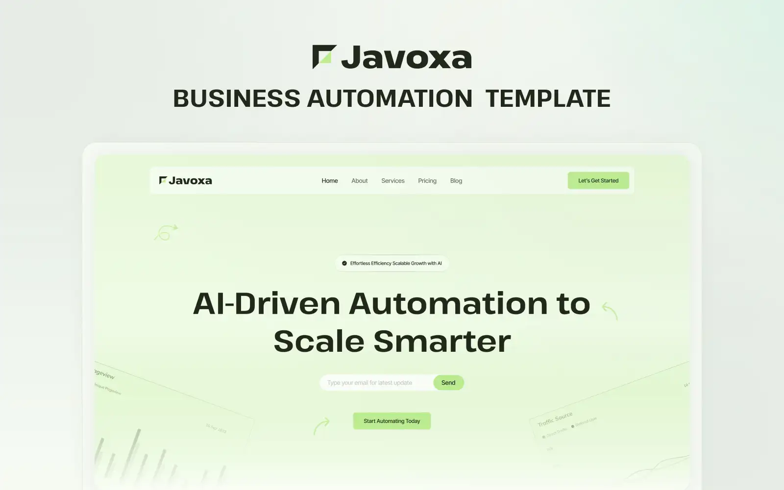 Javoxa – Business Automation Elementor Website Template Elementor Kit
