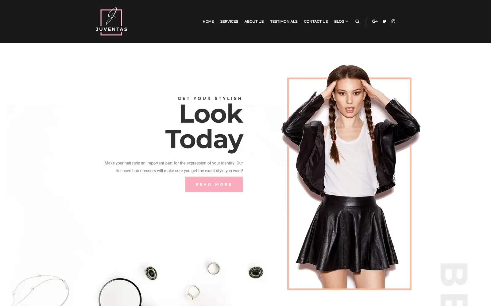 Juventas – Salon WordPress Elementor Theme WordPress Theme