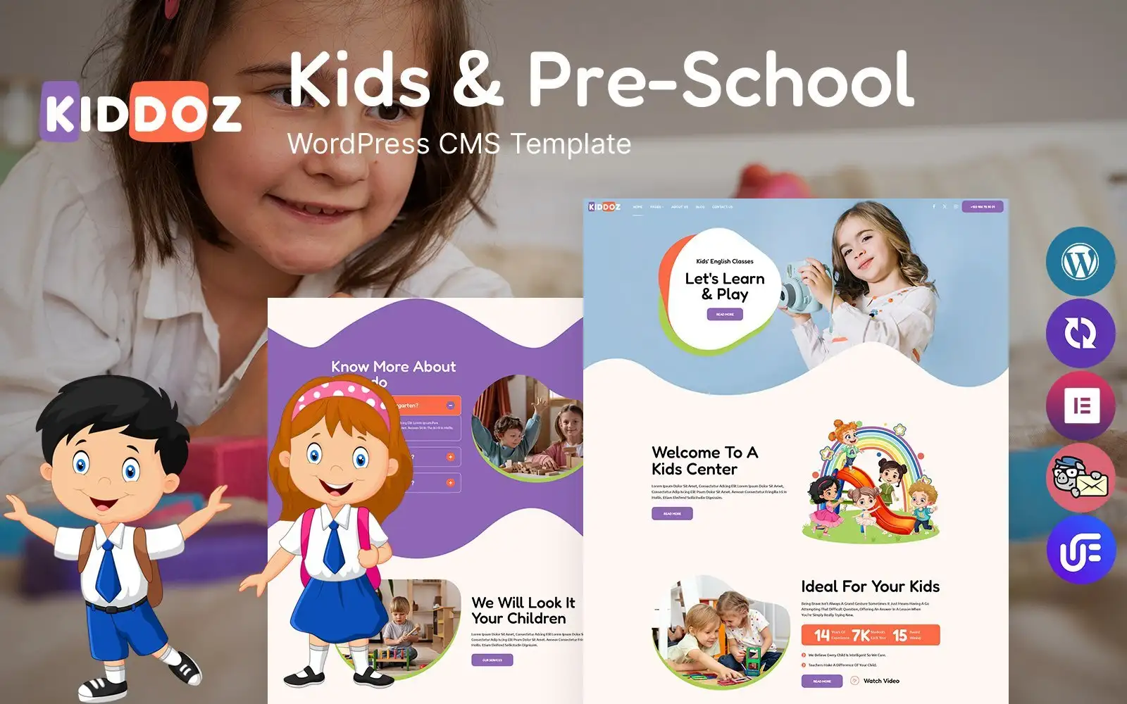 Kiddoz – Kids And Pre-School WordPress Theme